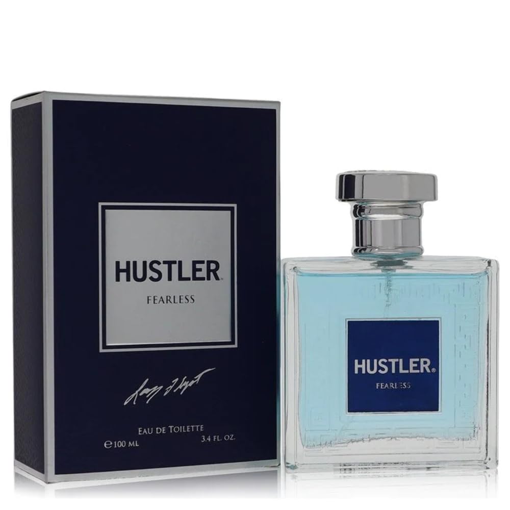 Hustler Fearless Eau De Toilette Spray for Men, 3.4 oz - Bold Scent, Long-Lasting Fragrance, Perfect for Everyday Wear