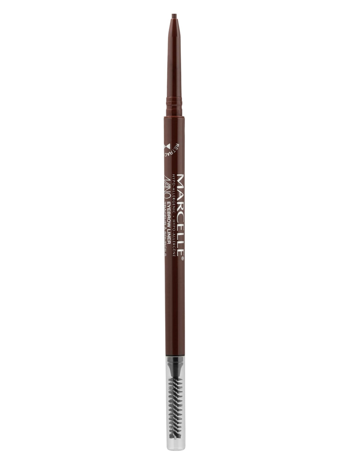 Marcelle Nano Eyebrow Liner, Dark Brown, Hypoallergenic, 0.003 Oz - Fragrance-Free