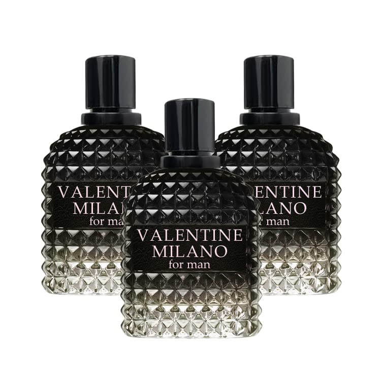 A Center Men’S Cologne - Valentine Milano Eau De Toilette, 3.4 Fl Oz (3-Pack)