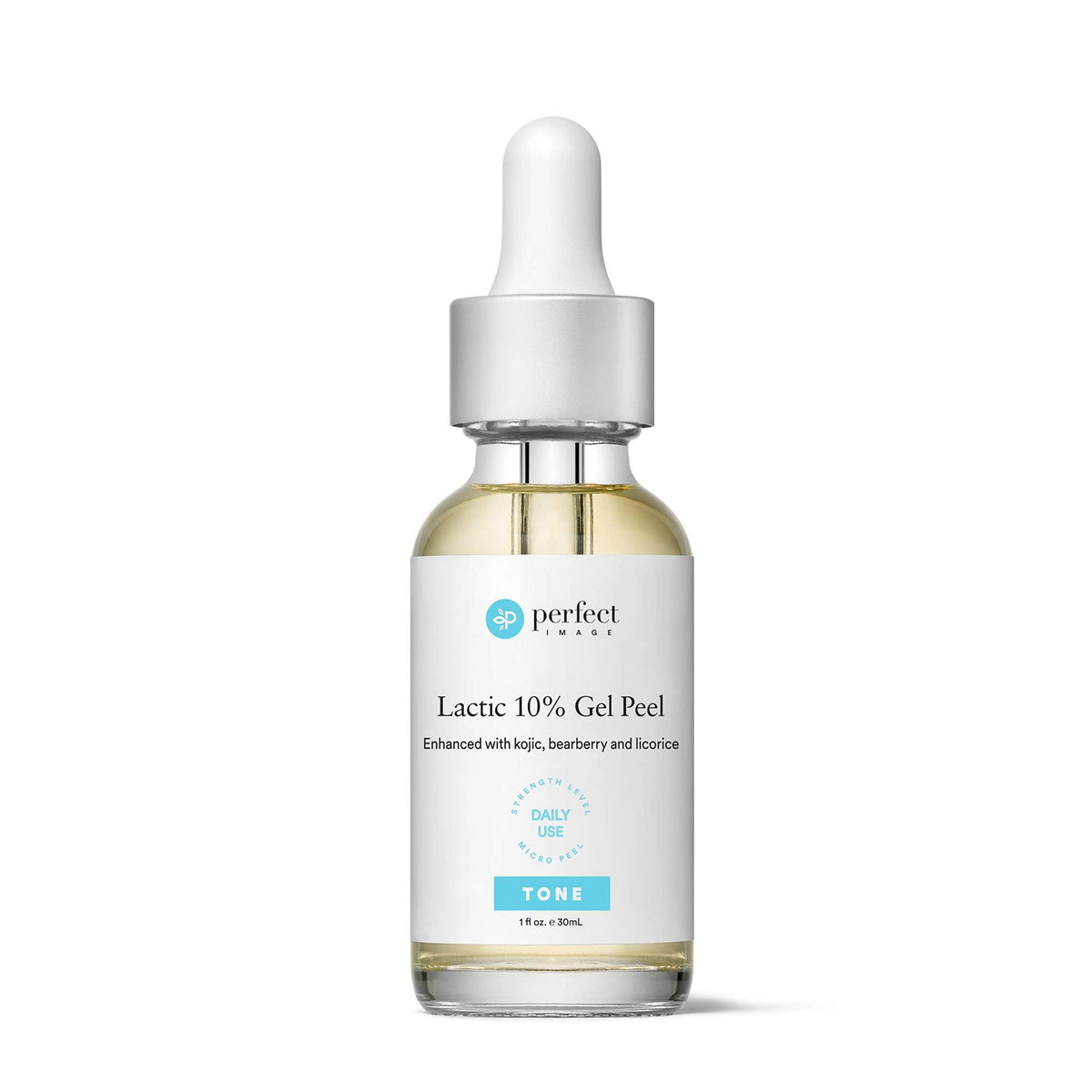 Perfect Image Lactic Gel Peel 10% With Kojic, Bearberry & Licorice - 1 Fl Oz