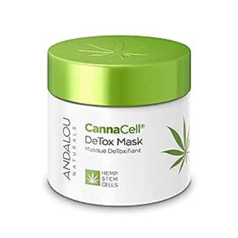 Andalou Naturals Cannacell D.Tox Mask - Detoxifying Face Mask, 1.7 Ounces