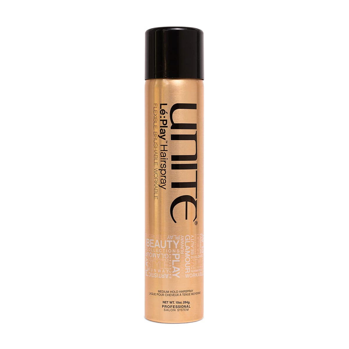 Unite Hair Lé:Play Hairspray - Flexible Hold, 10 Oz - Clear Finish, 10 Ounce Pack