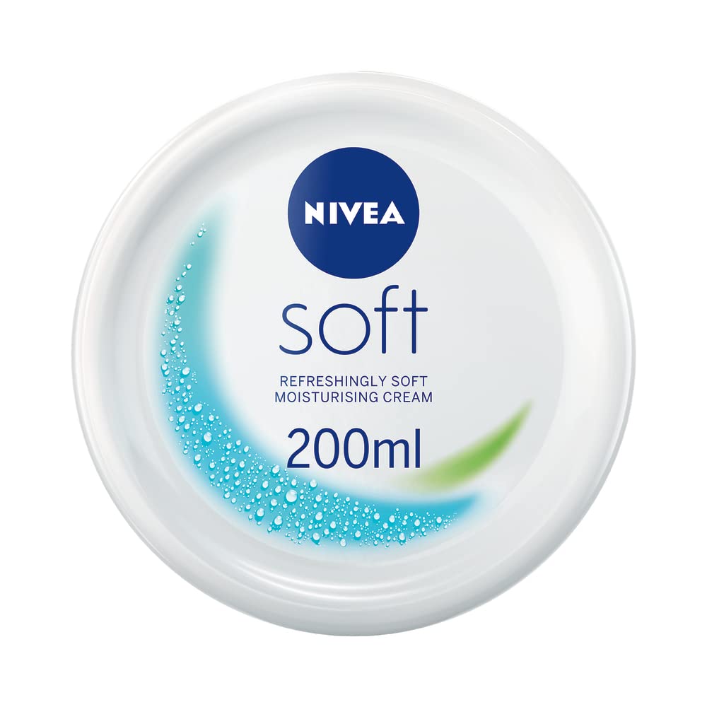 Nivea Soft Moisturizing Cream, Refreshingly Soft, 6 Fl Oz - Hydrating Skin Care