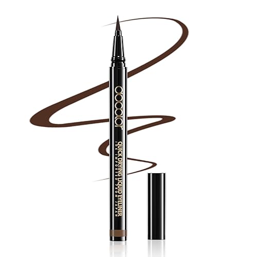 docolor Brown Waterproof Eyeliner - Ultra-Pigmented Quick Dry Vegan & Cruelty-Free 1 Count