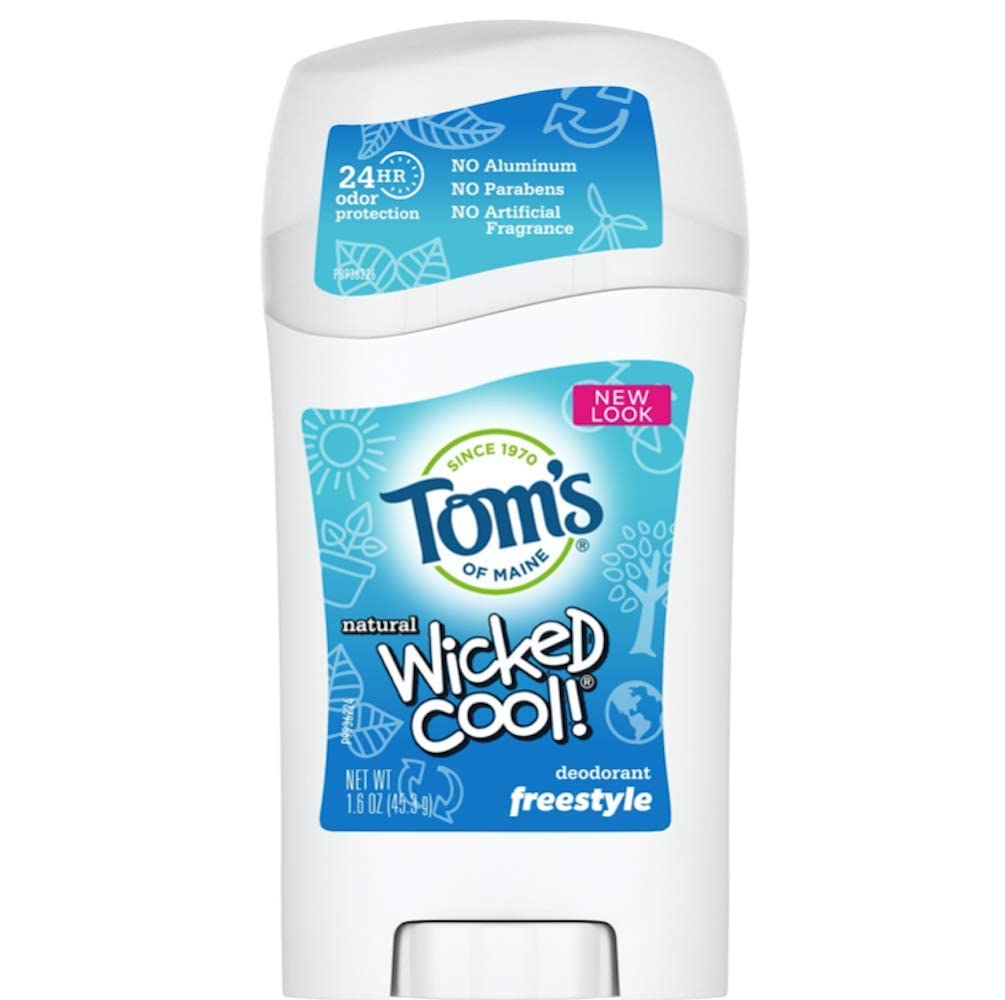 Toms of Maine Wicked Cool Kids Deodorant - 1.6 oz, Natural, Aluminum-Free, Fresh Scent