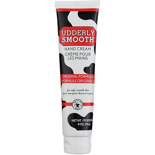 Udderly Smooth Hand Cream 4 Oz (Pack Of 4) - Moisturizing, Non-Greasy Formula