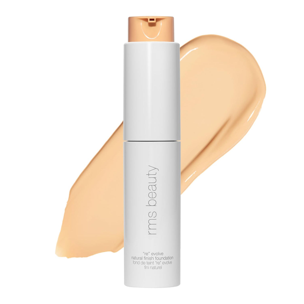 Rms Beauty Reevolve Liquid Foundation - Natural Finish Skin Tint, 0.98 Fl Oz, Refillable Pump