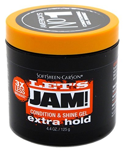 Let'S Jam Extra Hold Condition & Shine Gel, 4.4 Oz Jar, 3 Pack - Hair Styling Gel