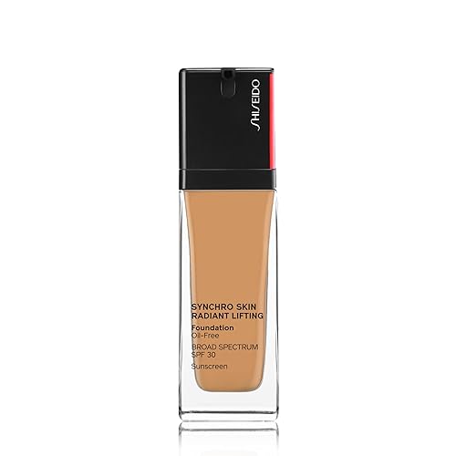 Shiseido Synchro Skin Radiant Lifting Foundation SPF 30, 360 Citrine - 30 mL, Medium-to