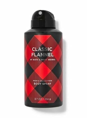 Bath & Body Works Classic Flannel Men'S Deodorizing Body Spray, 3.7 Ounce