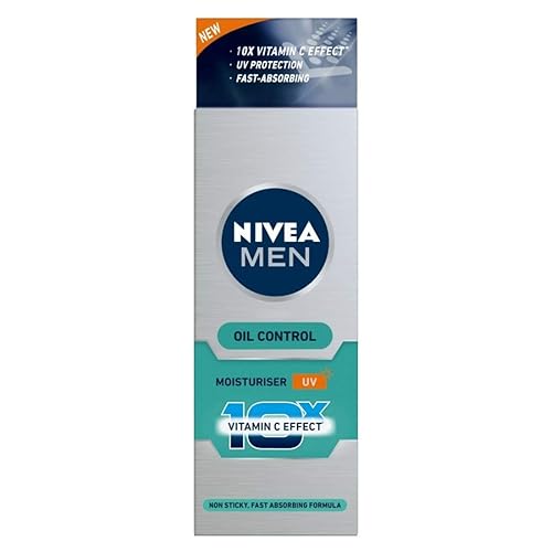 Nivea Men Oil Control Moisturizer With Vitamin C - Non-Sticky, Fast Absorbing, 50G