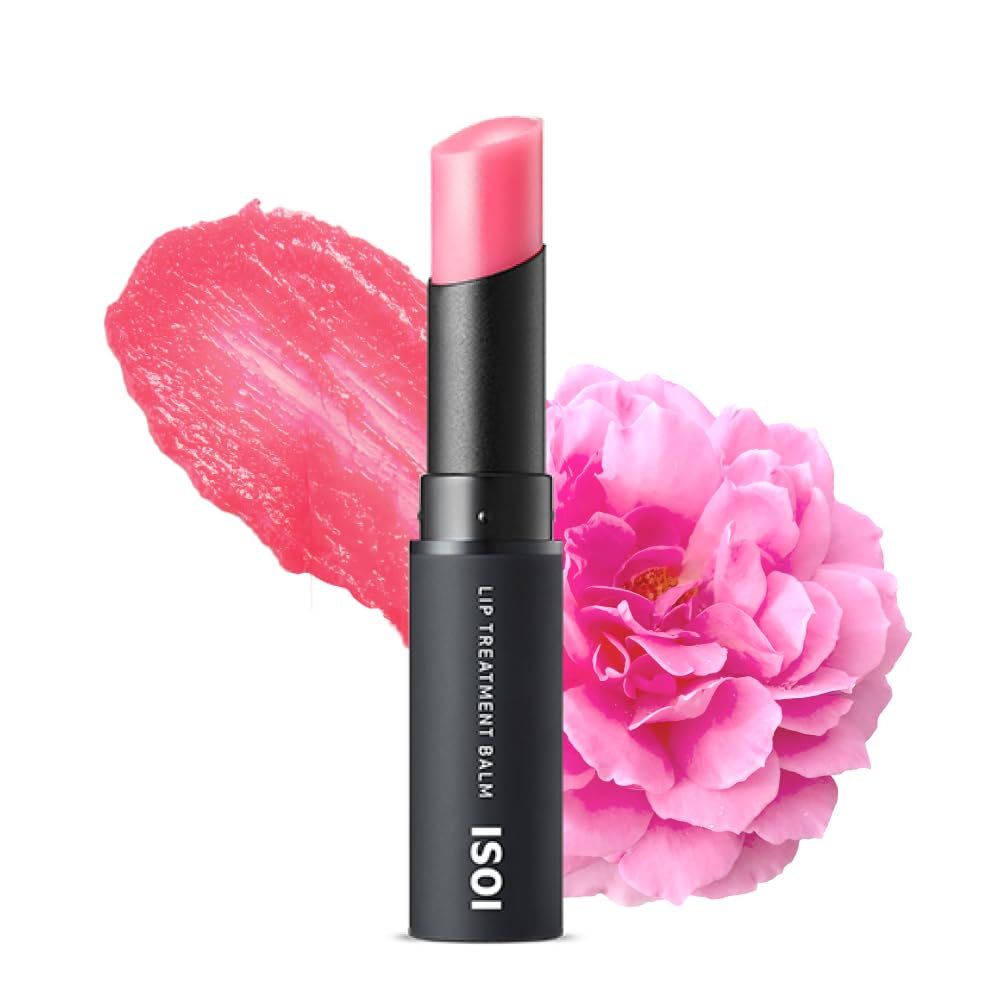 Isoi Bulgarian Rose Lip Balm Baby Pink 5G | Tinted Moisturizer For Dry Lips | Non-Sticky Care