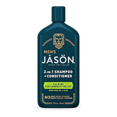 Jason Men'S Calming 2-In-1 Shampoo & Conditioner, 12 Oz - Nourishing Hair Care Solution