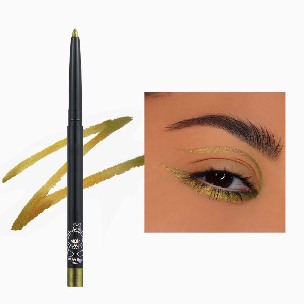 Greyghost Metallic Pencil Eyeliner A03 - Upgraded Multichrome, Waterproof, Smudge Proof