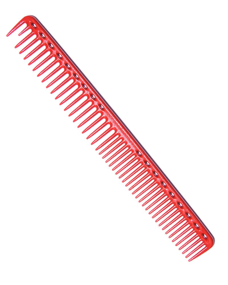 YS Park 333 Extra Long Cutting Comb - Red, Large Plastic Hair Tool by Y.S.PARK