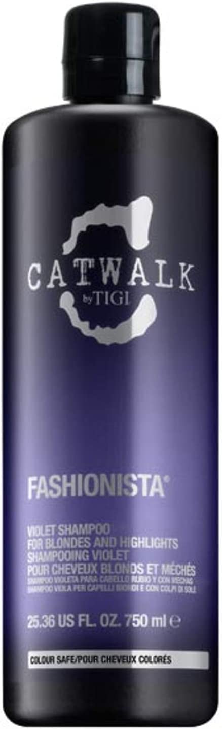 Tigi Catwalk Fashionista Violet Shampoo 25.36 Oz - Unisex Hair Care For Radiant Color