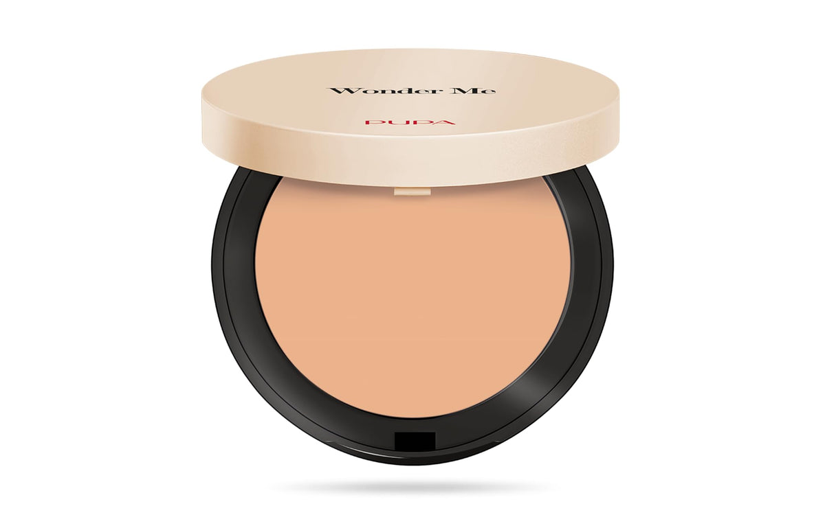 Pupa Milano Wonder Me Setting Powder - Talc-Free, Reduces Pores, Smooths Skin - 020 Nude, 0.