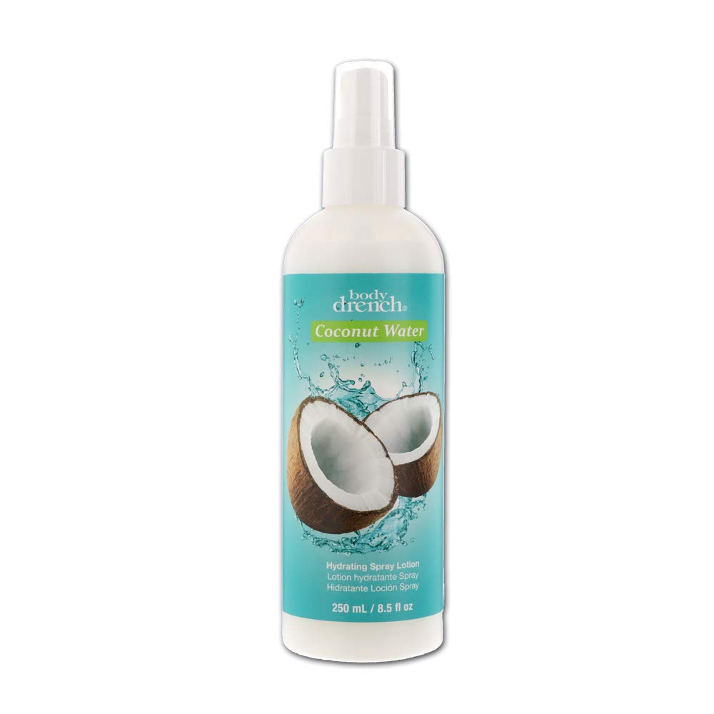 Body Drench Coconut Water Hydrating Spray Lotion, 8.5 Fl Oz - All Skin Types, Moisturizing