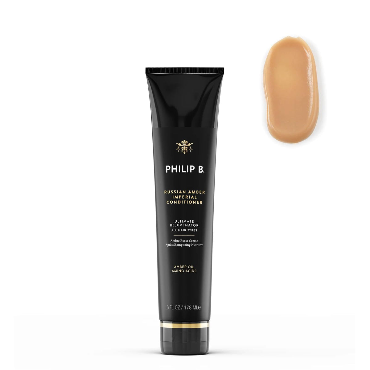 Philip B Russian Amber Imperial Conditioner 6 Oz - Restorative, Color-Protective Hydration