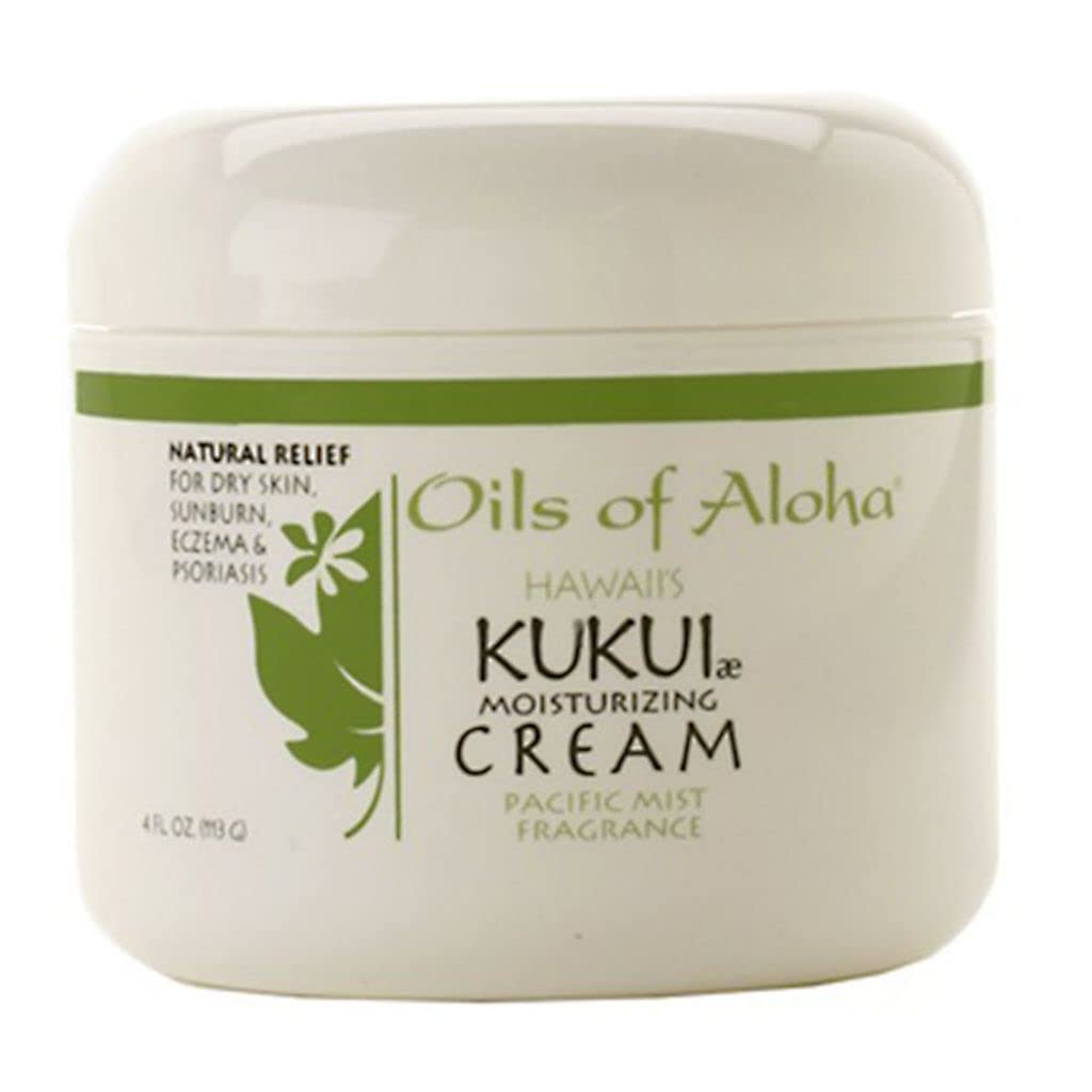 Oils Of Aloha Kukui Moisturizing Cream, Pacific Mist, 4 Fl Oz - Hydrating Skin Care