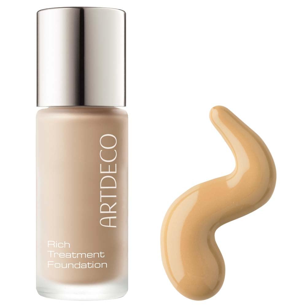 Artdeco Rich Treatment Foundation - Deep Honey N°18, Long-Lasting, Water-Resistant, Vegan, 0.