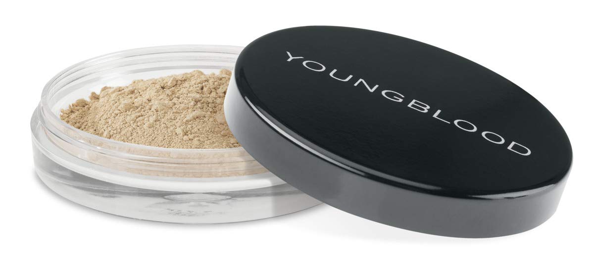 Youngblood Clean Luxury Cosmetics Natural Loose Mineral Foundation  Barely Beige  Loose Face Powder Foundation Mineral Illumina