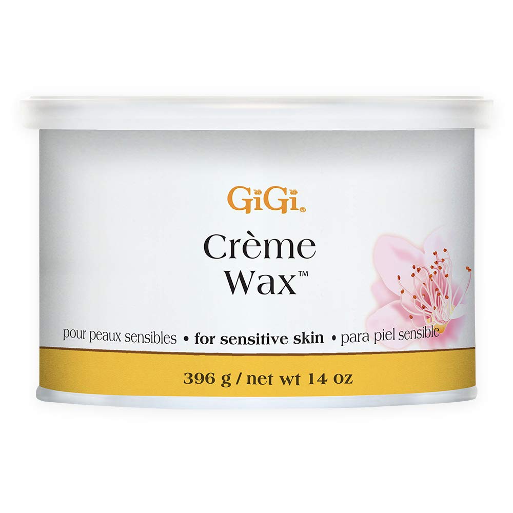 Gigi Creme Hair Removal Soft Wax, Gentle Formula For Extra Sensitive Skin, 14 Oz