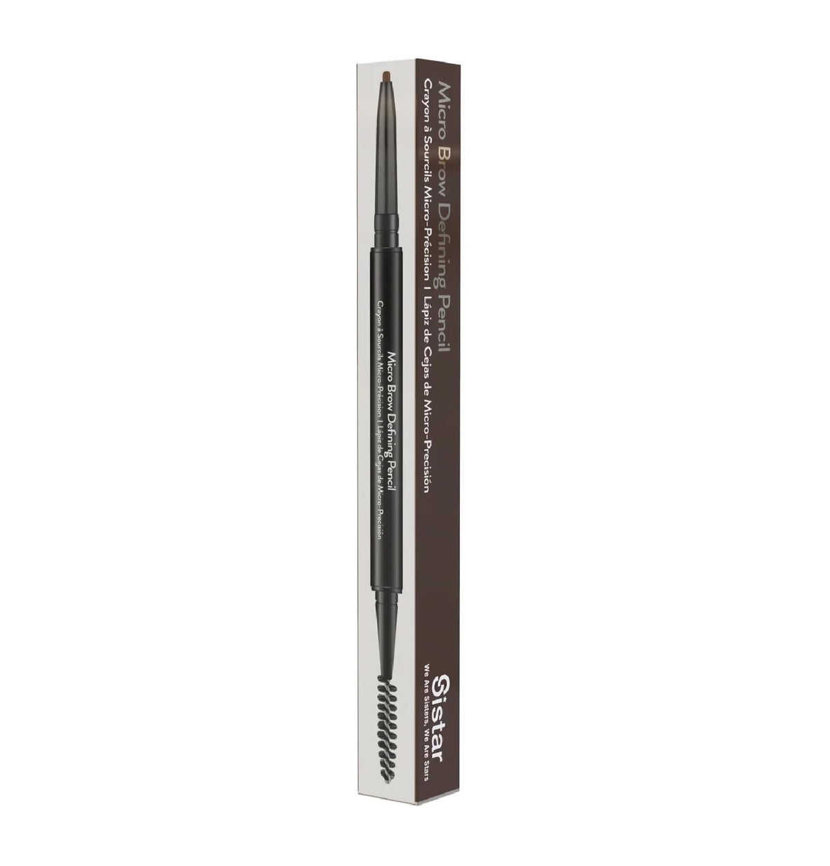 Sistar Micro Brow Defining Pencil - Waterproof Ultra Fine Eyebrow Pencil, Dark Chocolate