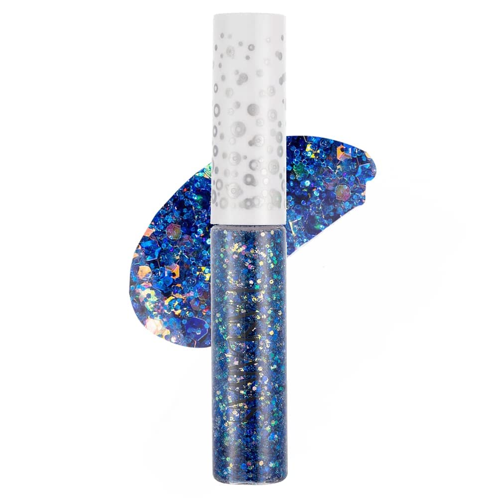 Quxunzzz Liquid Glitter Eyeshadow & Eyeliner - Waterproof, Long Lasting, Quick-Drying Sparkle