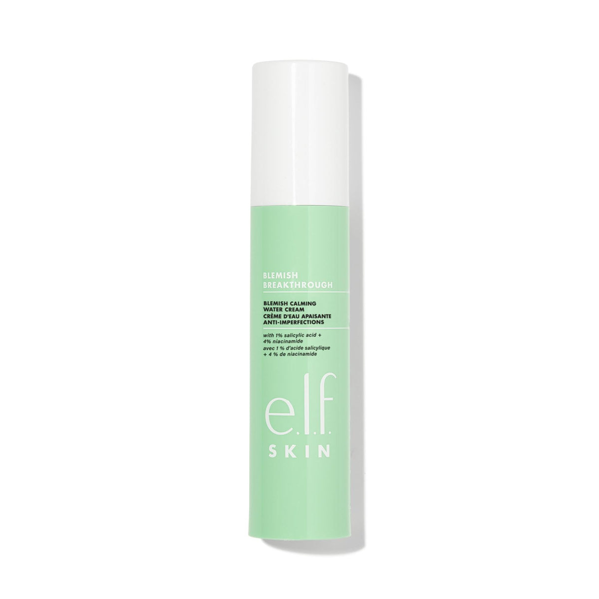 E.L.F. Skin Blemish Breakthrough Water Cream - Lightweight Moisturizer For Clear, Calm Skin 1.69 Fl