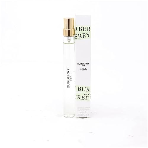 BURBERRY Her Eau De Toilette Spray 0.33 oz - Women's Fragrance, Fresh and Floral Scent, Perfect for Everyday Wear