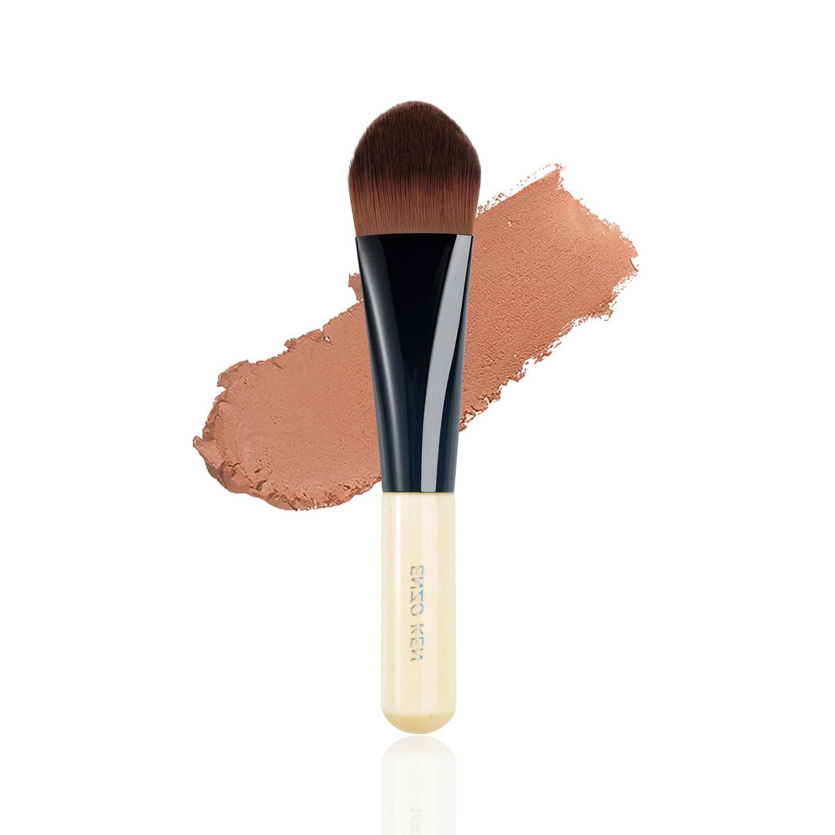 Enzo Ken Kabuki Triangle Foundation Brush - Angled Concealer & Liquid Makeup Brush, K8003E