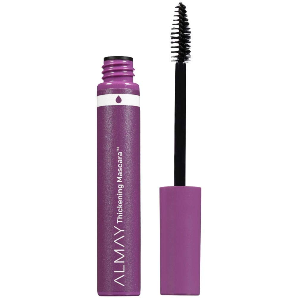 Almay Waterproof Mascara, Thickening Volume & Length, Hypoallergenic, Fragrance-Free, Black 0.26 Oz