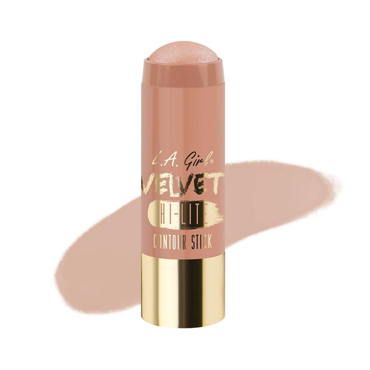 L.A. Girl Velvet Contour Stick - Hilite Luminous, 1 Count, Perfect For Highlighting And Contouring