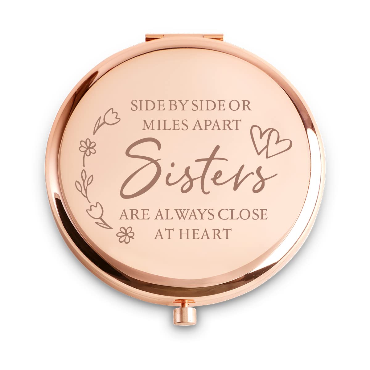 Daricano Personalized Compact Mirror - Sentimental Gifts For Sister, Unique Birthday & Valentine'S Present