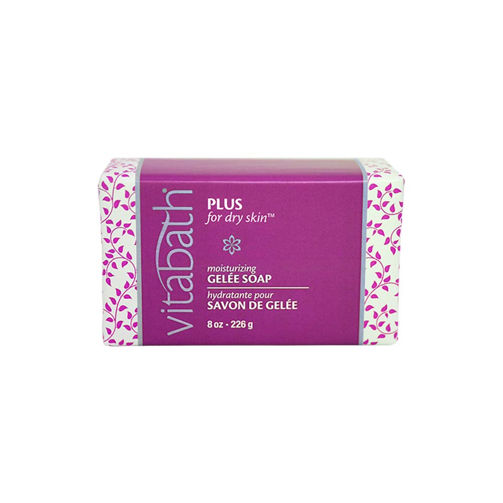 Vitabath Moisturizing Gelee Soap For Dry Skin, 8 Ounce - Nourishing Cleanser