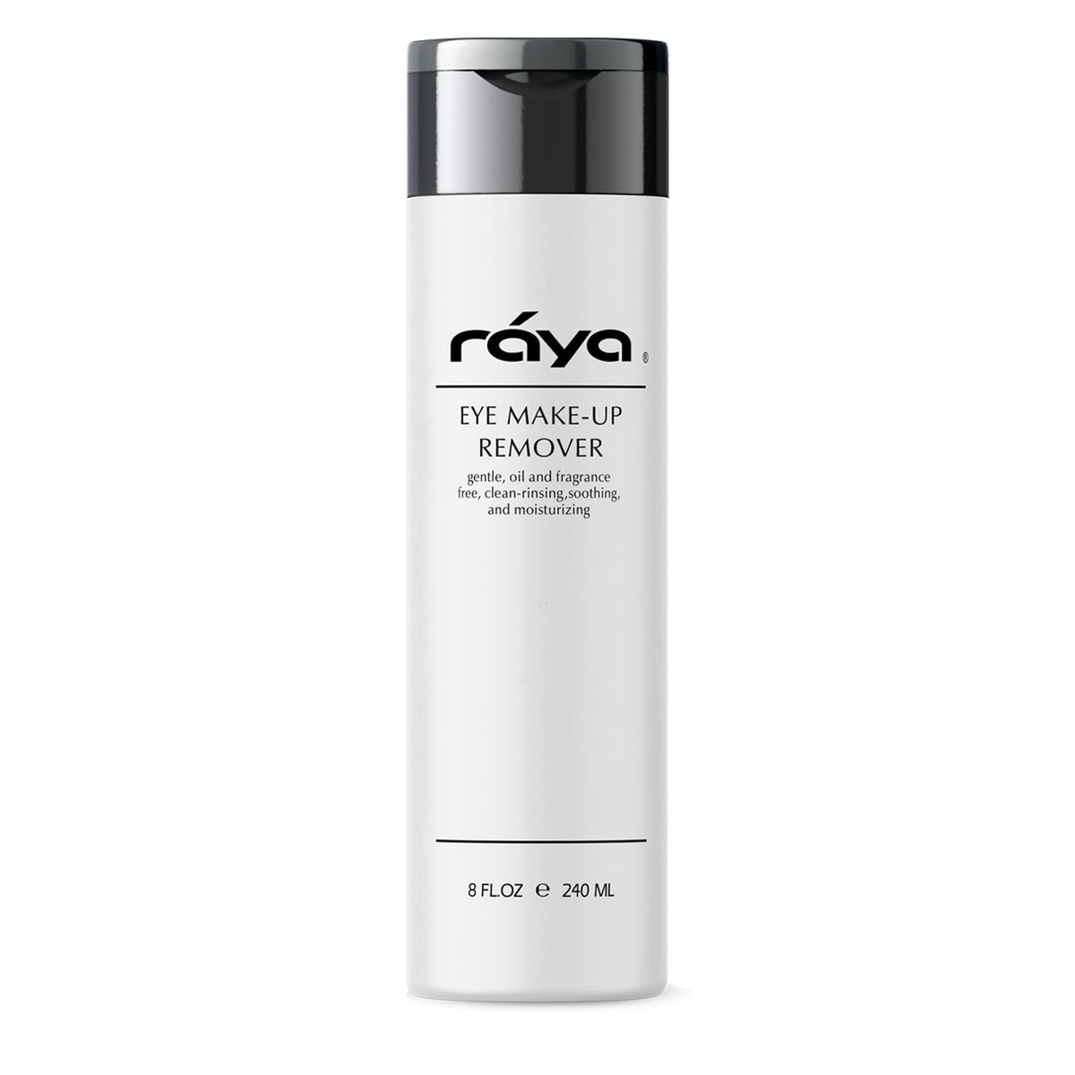 Raya Eye Make-Up Remover 8 Oz | Oil-Free Cleansing Fluid For Sensitive Skin & Non-Waterproof Mascara