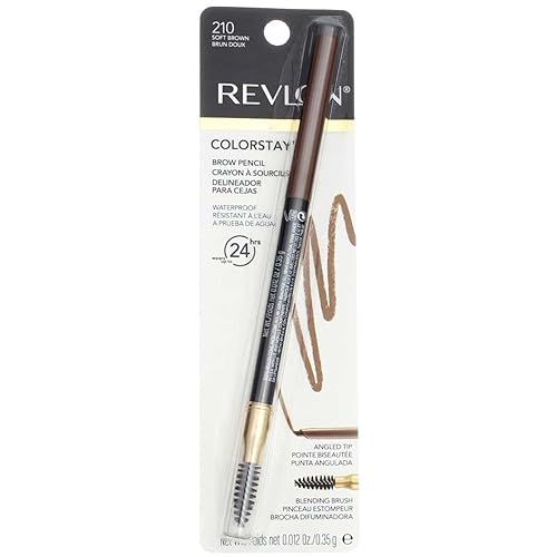 Revlon Colorstay Brow Pencil, Soft Brown - 2 Count Pack For Perfect Brows