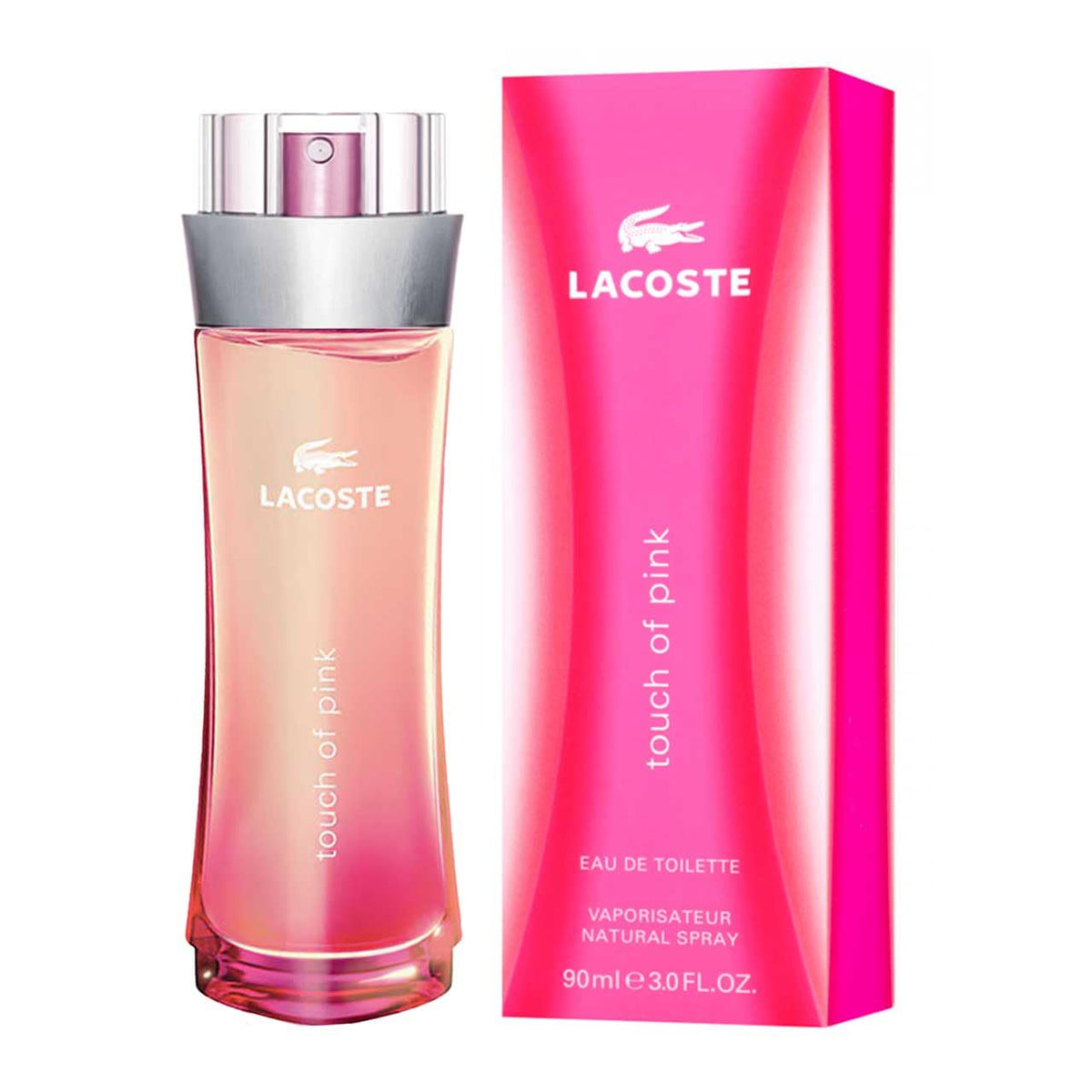 Lacoste Touch Of Pink Eau De Toilette For Women, 3.0 Fl. Oz. (Lacoste-191324)