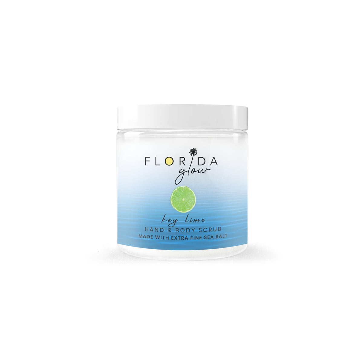 Florida Suncare Sea Salt Body Scrub - Ocean Polish With Marine Algae, Exfoliating Face & Body, 3.3