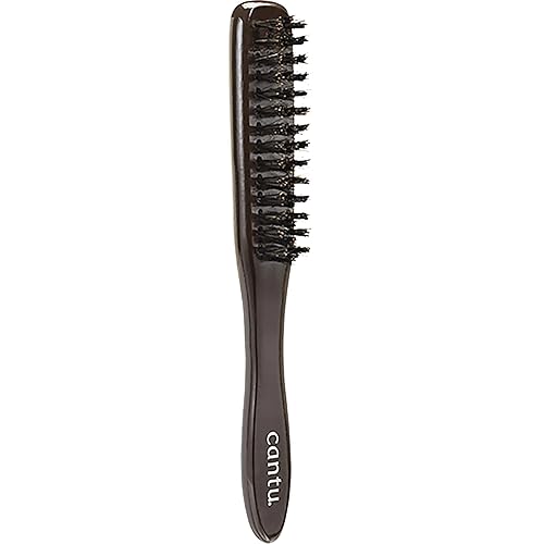 Cantu Updo Natural Bristle Hair Brush - Black, 1 Count, Boar Bristle, Perfect For Styling