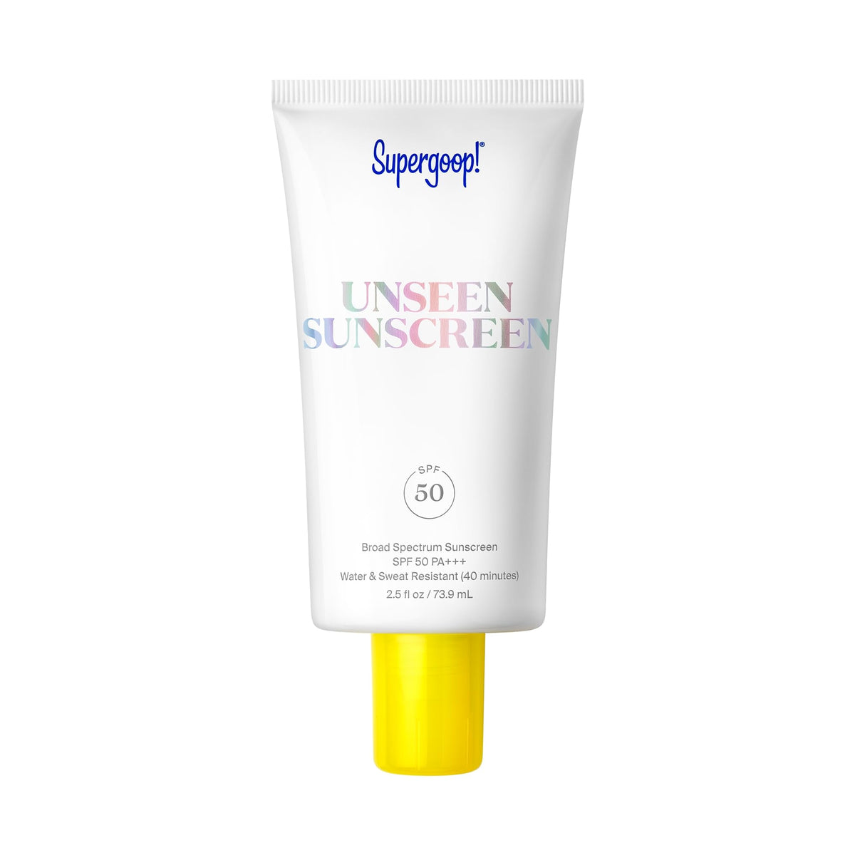 Supergoop! Unseen Sunscreen Spf 50 - Invisible Face Protection & Makeup Primer, 2.5 Fl Oz