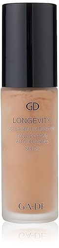 GA-DE Longevity Collagen Foundation SPF 20, 502 Cool Beige, 4.02 oz - Flawless Finish Makeup