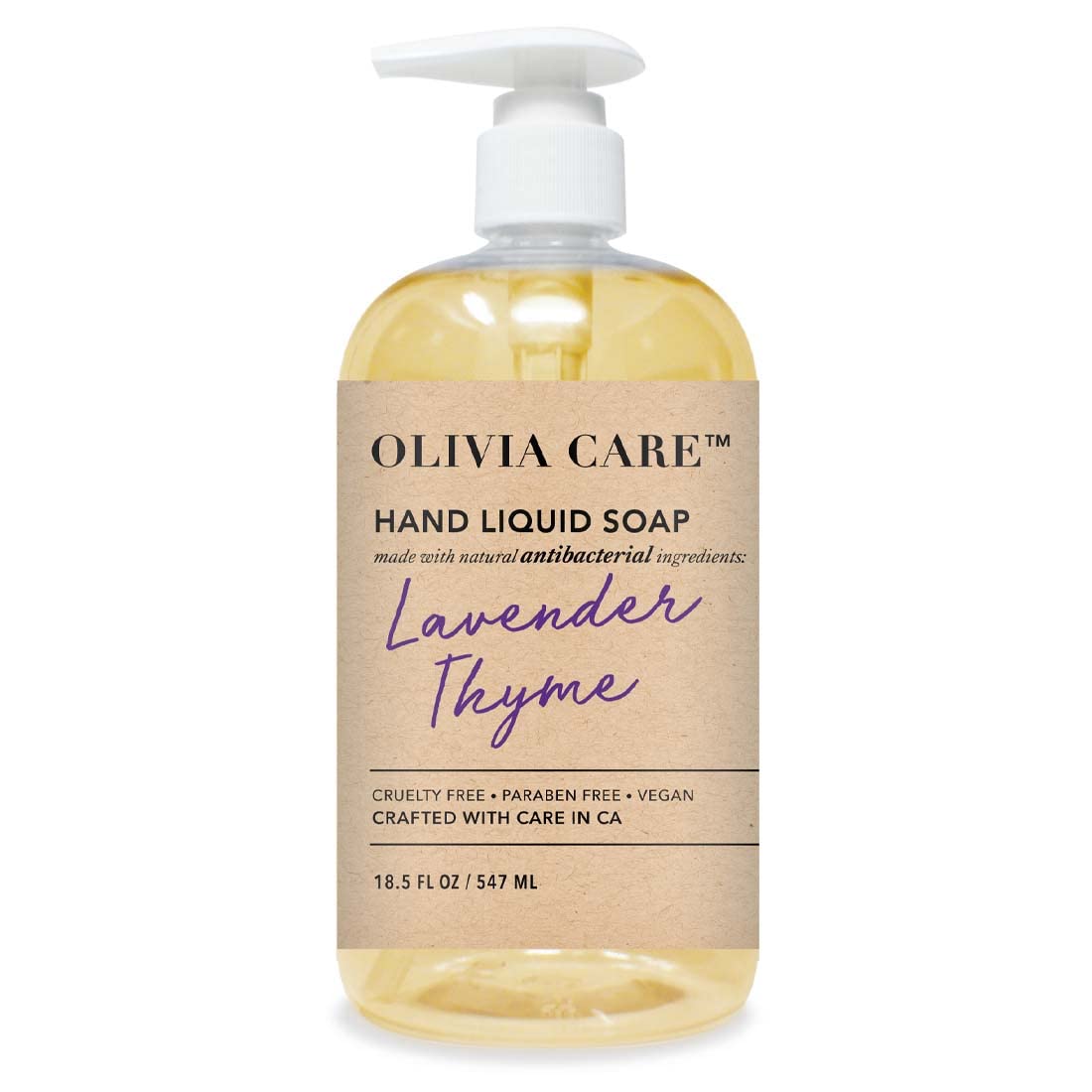 Olivia Care Antibacterial Hand Soap With Sage & Tea Tree Oil - 14 Fl Oz, Moisturizing & Cleansing