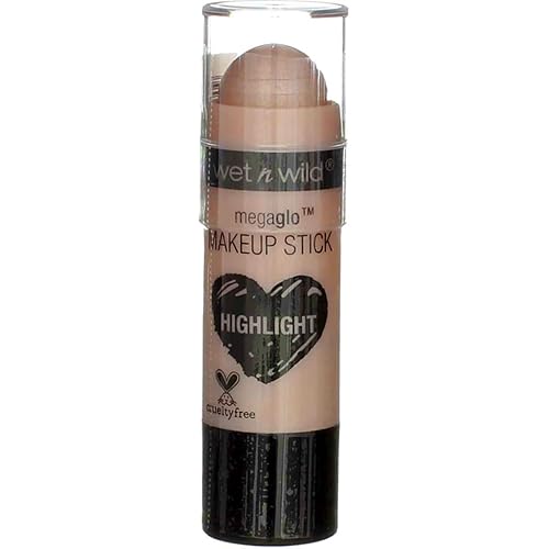 Wet N Wild Mega Glo Makeup Stick - When The Nude Strikes, 2 Count (Pack Of 1) - Brown