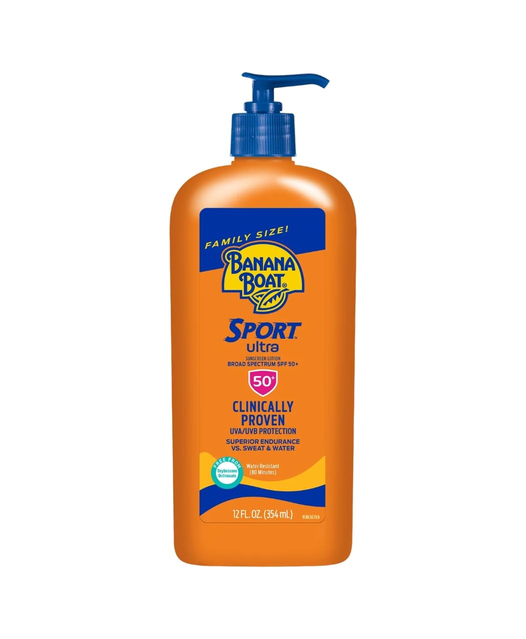 Banana Boat Sport Sunscreen Lotion Spf 50 - Family Size, 12 Fl Oz, Waterproof Protection