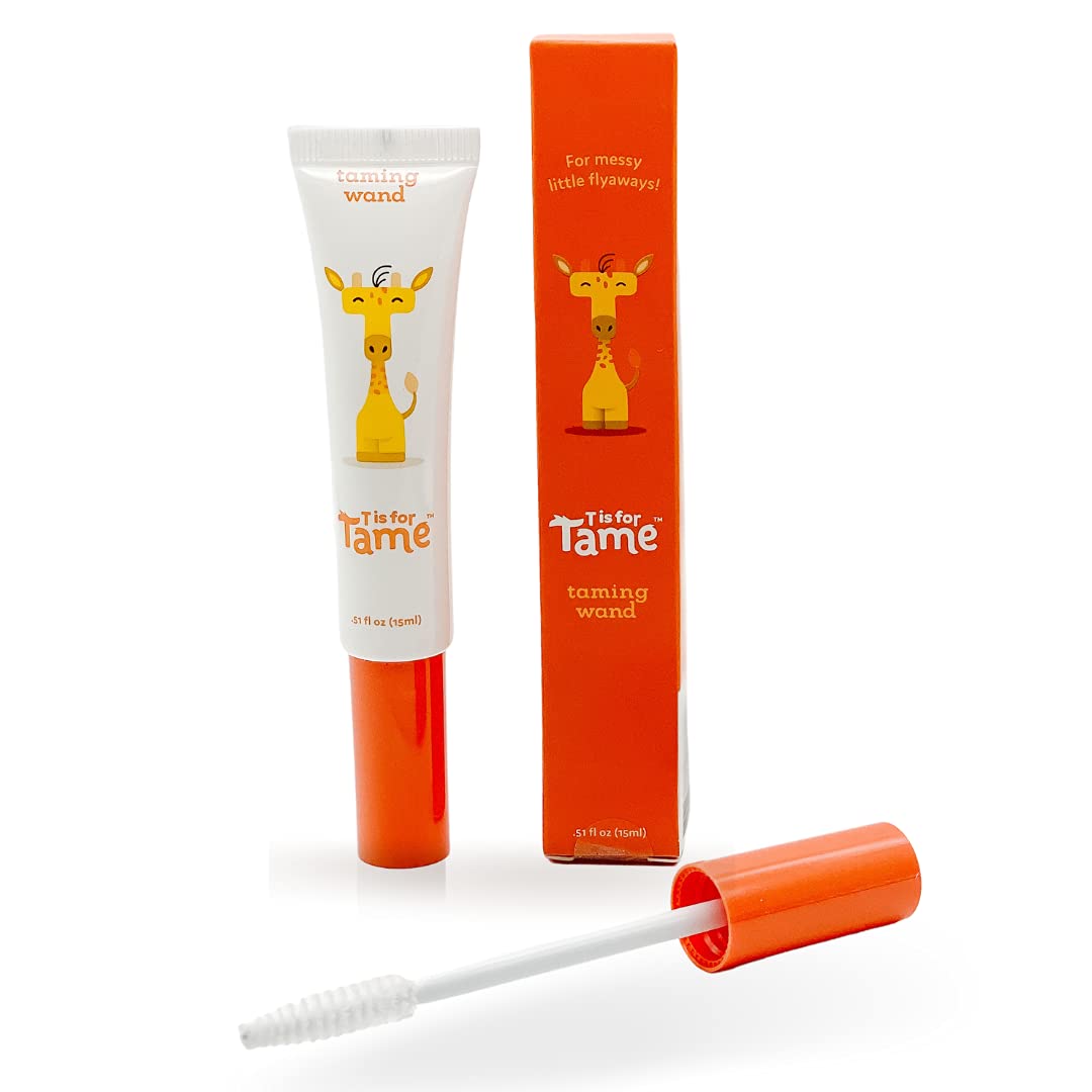 T Is For Tame Hair Taming Wand - Natural Vegan Anti-Frizz Stick For Kids, 0.51 Fl Oz