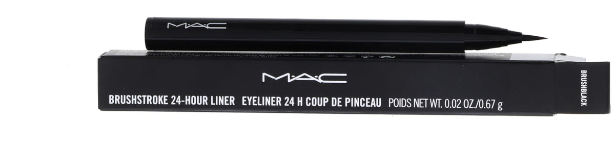 Mac Brushstroke Liner Brush - Brushblack, 1 Count, Perfect For Precise Eyeliner Application