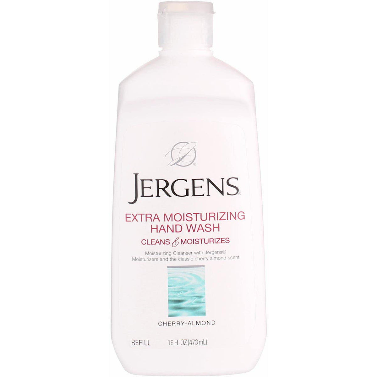 Jergens Extra Moisturizing Liquid Hand Wash Refill, 16 Ounce, 1 Pound, Hydrating Cleanser