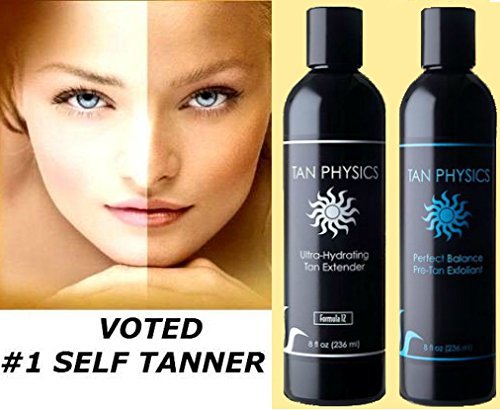 Tan Physics Ultra-Hydrating Tan Extender & Pre-Tan Exfoliator Combo Pack